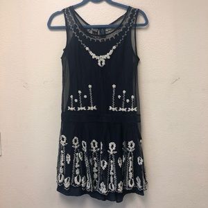 Black lace dress